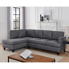 Wayfair grey on sale sectional couch